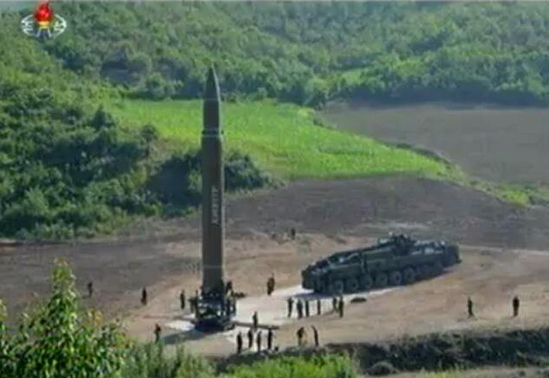朝鮮洲際導彈火星-14（資料圖）