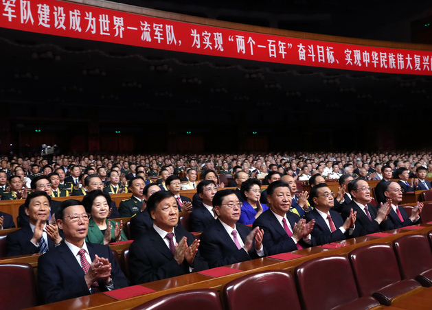 慶祝中國人民解放軍建軍90周年文藝晚會《在黨的旗幟下》在京舉行