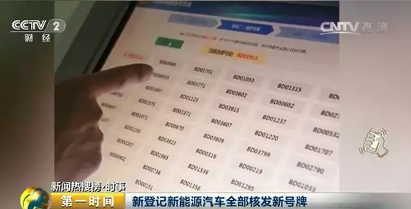 新能源汽車專用號牌來了！以后，你的車牌長這樣