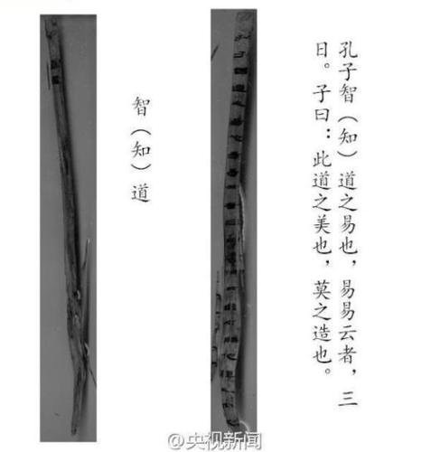 ?；韬钅钩鐾林窈啺l現《論語·知道》篇