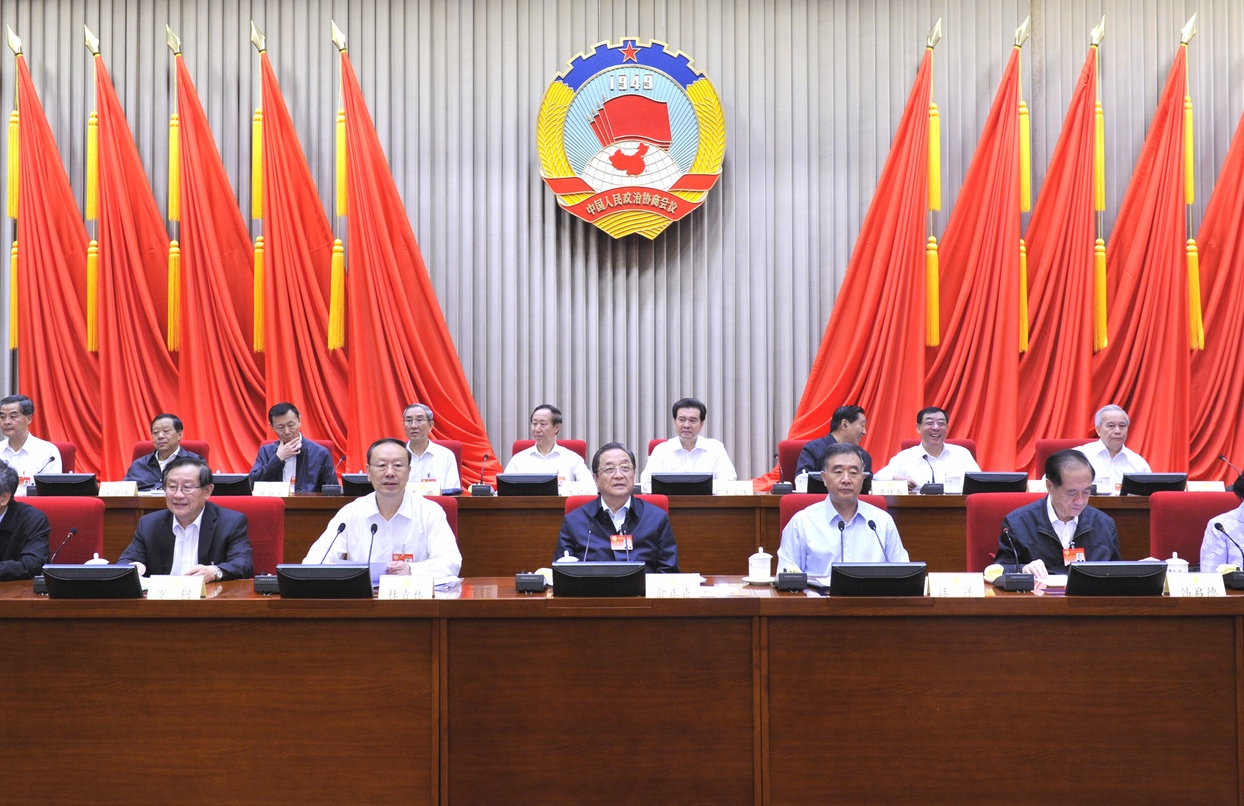  全國政協十二屆常委會第二十二次會議在京開幕