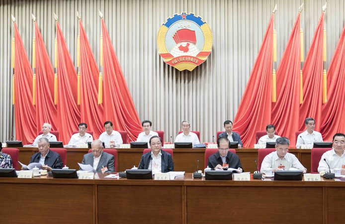 全國政協十二屆常委會第二十二次會議舉行全體會議
