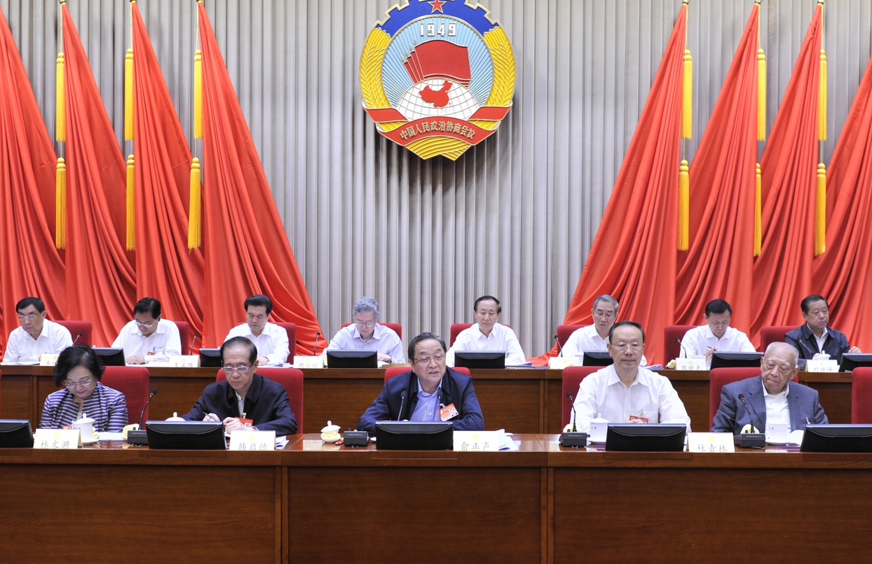  全國政協十二屆常委會第二十二次會議閉幕
