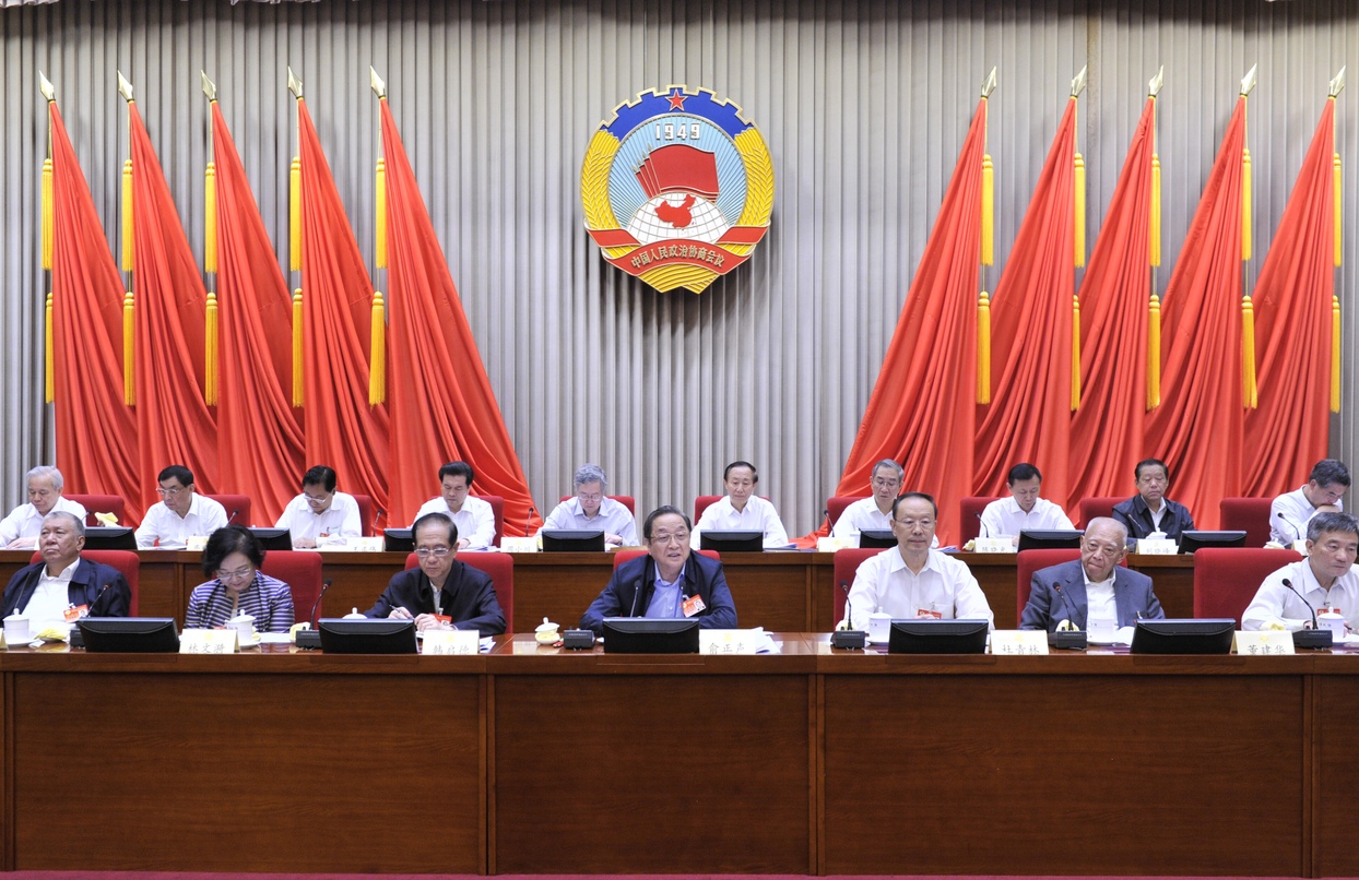    全國政協十二屆常委會第二十二次會議閉幕