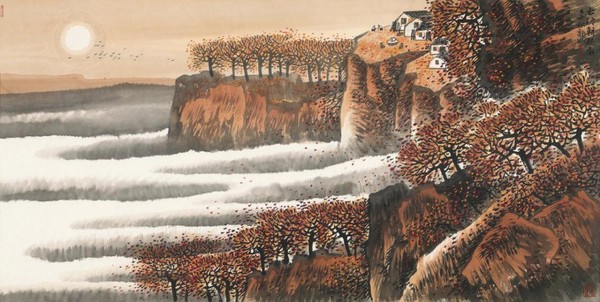 太行朝起圖（2015年創作）