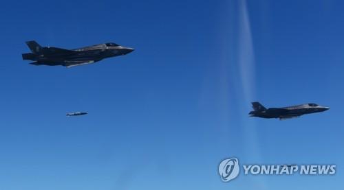 F-35B戰(zhàn)斗機。（圖片來源：韓聯(lián)社）