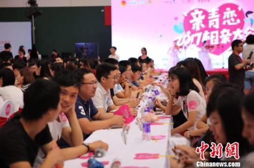 資料圖：共青團(tuán)浙江省委成立婚戀交友事業(yè)部，5000余人來相親。譚俠 攝