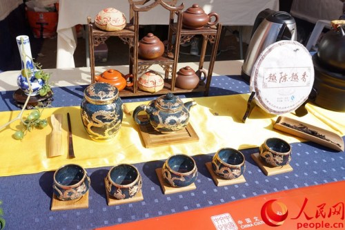 中國文化體驗展臺。
