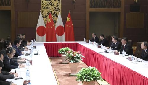 習近平會見日本首相安倍晉三2