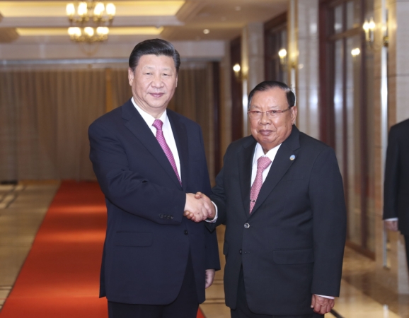 習(xí)近平再次會(huì)見老撾人民革命黨中央委員會(huì)總書記、國(guó)家主席本揚(yáng)