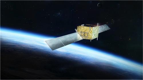 悟空號(hào)衛(wèi)星示意圖。中科院供圖