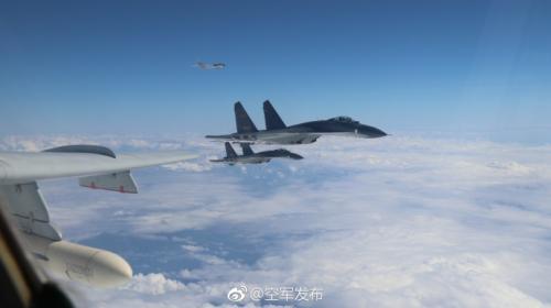 圖片來源：中國空軍官方微博。