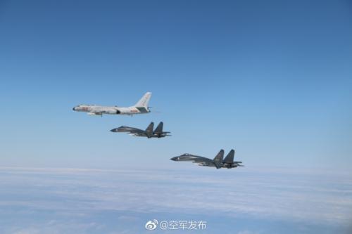圖片來源：中國空軍官方微博。 