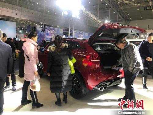 資料圖：新疆冬季車展。 迪娜 攝