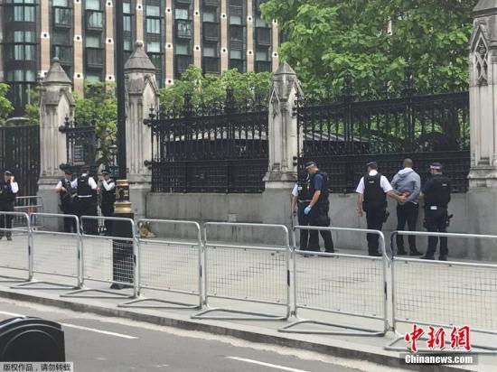 資料圖片：英國議會大廈外。