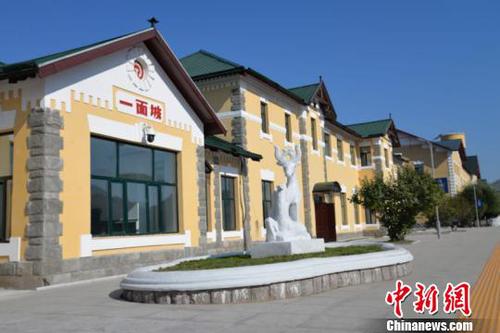 圖為百年老站——一面坡火車站。　李繼坤 攝