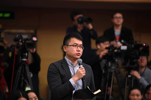 上海人民廣播電臺記者提問