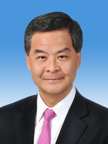 中國人民政治協商會議第十三屆全國委員會副主席梁振英新華社發