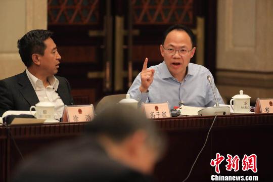 圖為全國(guó)人大代表程京。　曾鼐 攝