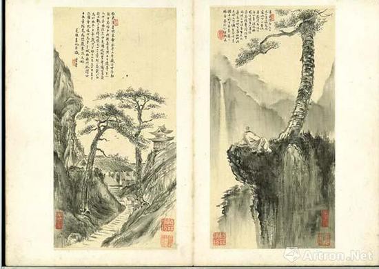 《華嚴瀑布》與《白馬寺》
