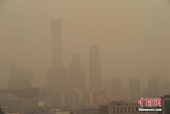 資料圖：北京遭遇沙塵天氣。<a target='_blank' href='http://www.chinanews.com/'>中新社</a>記者 賈天勇 攝