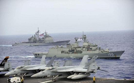 澳媒:為應對中國崛起 美海軍將加入澳艦隊巡航