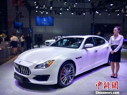 資料圖：上海車展上的汽車。<a target='_blank' href='http://www.chinanews.com/' >中新網</a>記者 李金磊 攝
