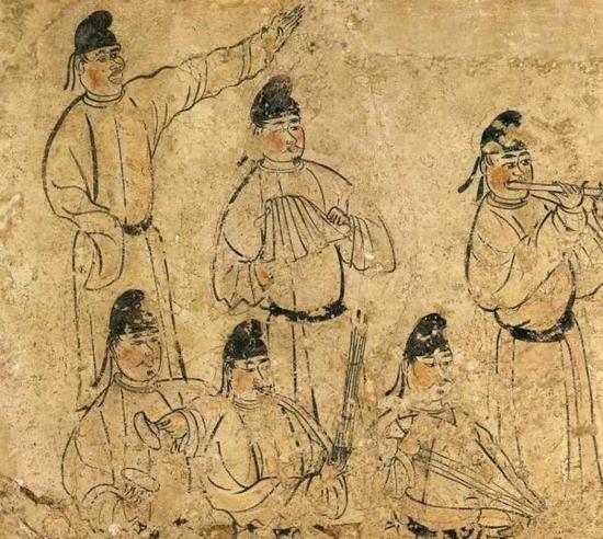 展示的唐代壁畫(huà)