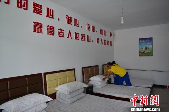 圖為西寧市湟中縣林馬村老年之家內景。資料圖 丁洪 攝