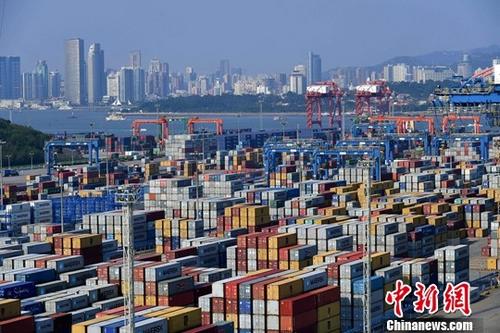 資料圖：福建廈門海滄嵩嶼碼頭。<a target='_blank' href='http://www.chinanews.com/'>中新社</a>記者 王東明 攝