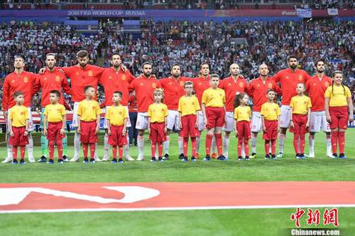 圖為西班牙隊。<a target='_blank' href='http://www.chinanews.com/'>中新社</a>記者 田博川 攝 點擊進入下一頁