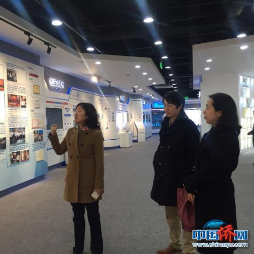 “張江園區科技之旅”走進眾人科技。 供圖。