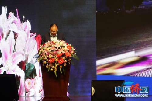 美國威特集團董事長李學(xué)海演講。　冉文娟 攝