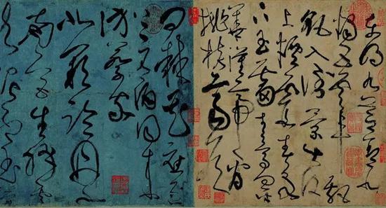 張旭草書(shū)《古詩(shī)四帖》卷 遼寧省博物館藏