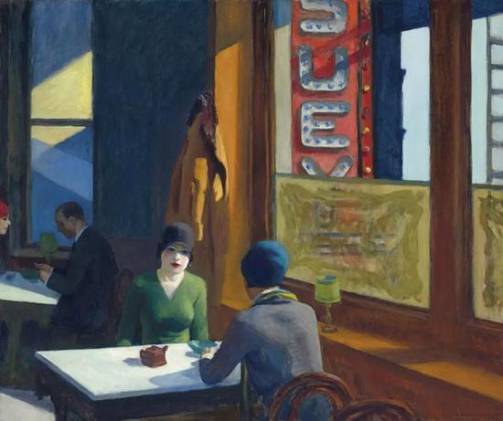 愛(ài)德華·霍普，《雜碎》，1929。圖片致謝佳士得