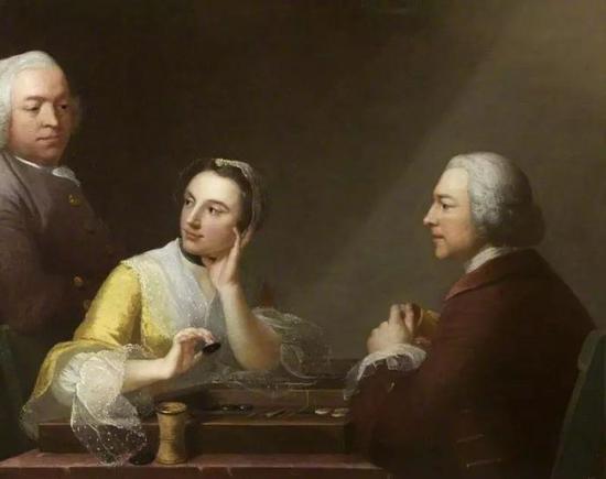 The Backgammon Trio， 1754 （？）