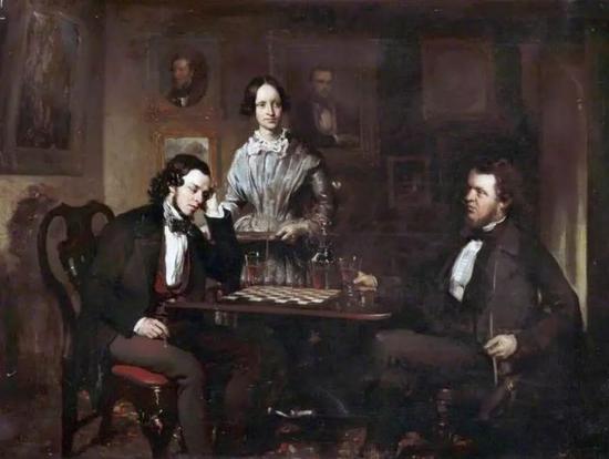 Chess Players， c.1840–c.1850