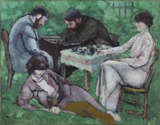 The Chess Game， 1910