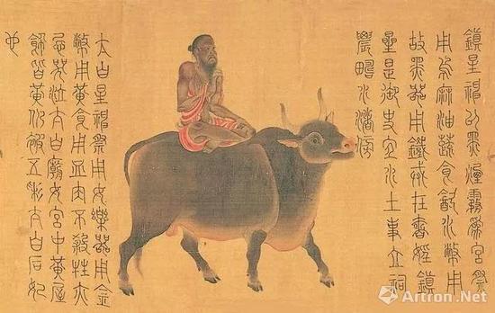（傳）張僧繇，《五星二十八宿神形圖》卷，局部，絹本設(shè)色，27.5×489.7 厘米