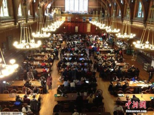 資料圖：哈佛大學校園。