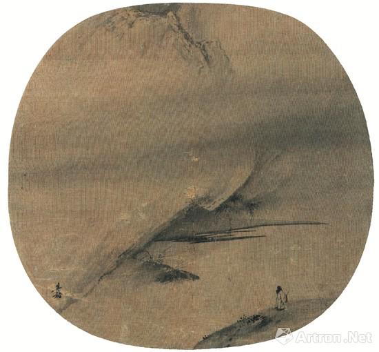 南宋 梁楷 澤畔行吟圖 現(xiàn)藏于美國大都會(huì)藝術(shù)博物館