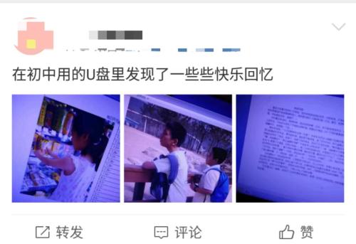 U盤中的記憶。來源：網頁截圖。