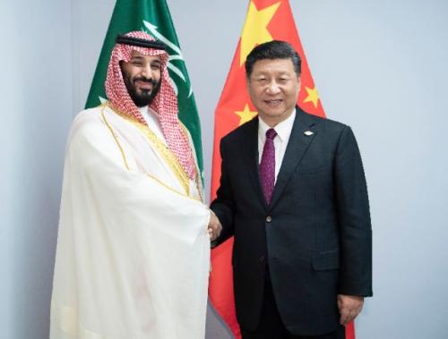 ——會見沙特阿拉伯王儲穆罕默德，強調(diào)中方始終從戰(zhàn)略高度和長遠(yuǎn)角度看待中沙關(guān)系。