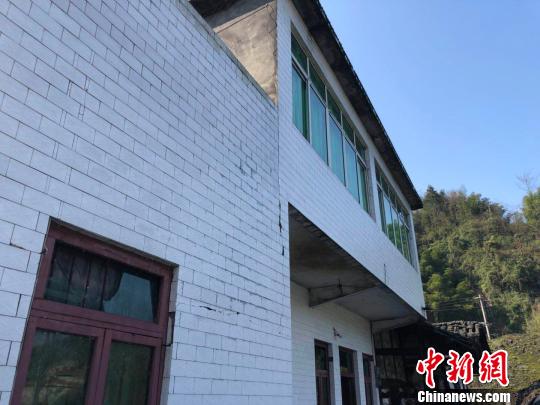 村民受損的房屋?！≠R劭清 攝