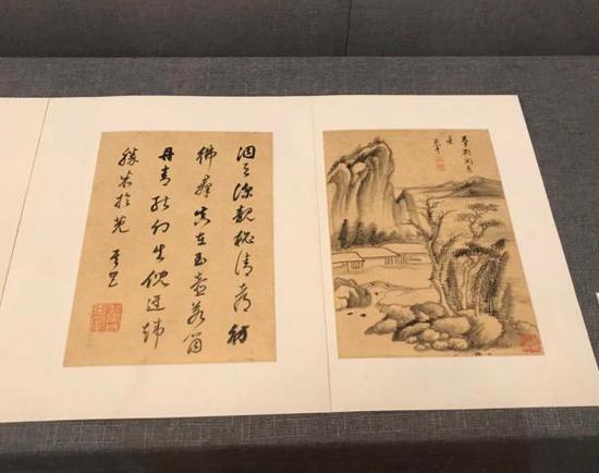 董其昌《書畫》冊，上海博物館藏