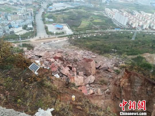 滑坡后。成都理工大學供圖