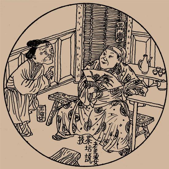 ▲《手繪金瓶梅全圖》，愚公繪