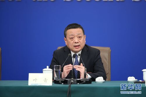 圖為全國政協(xié)常委、全國工商聯(lián)副主席，北京葉氏企業(yè)集團(tuán)有限公司董事長葉青。新華網(wǎng) 中國政府網(wǎng) 劉廈 攝