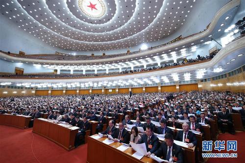 　　3月13日，中國人民政治協商會議第十三屆全國委員會第二次會議在北京人民大會堂舉行閉幕會。新華社記者 姚大偉 攝1