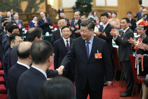 2019年3月10日，習近平參加十三屆全國人大二次會議福建代表團的審議。